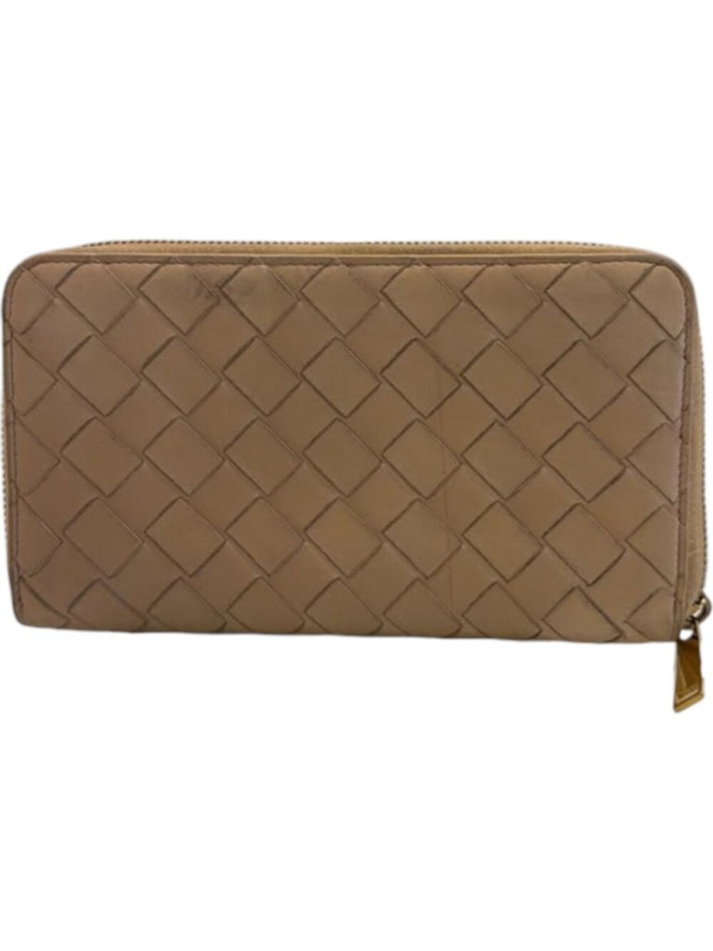 618167CR C1 Bottega Veneta Wallet Long Beige Leather